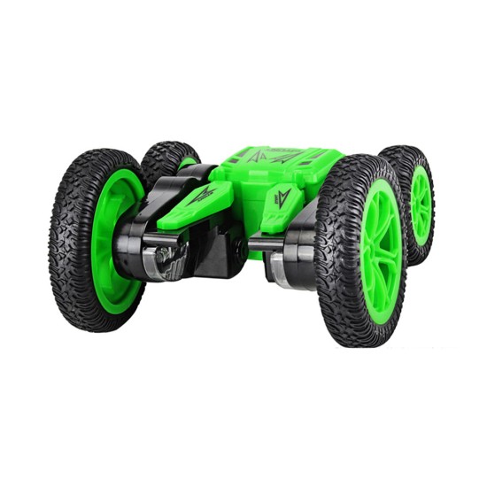 CAMINHÃO DE ACROBACIAS JJRC Q71 COM UNIDADE DE DUPLA FACE 2,4 GHZ VERDE